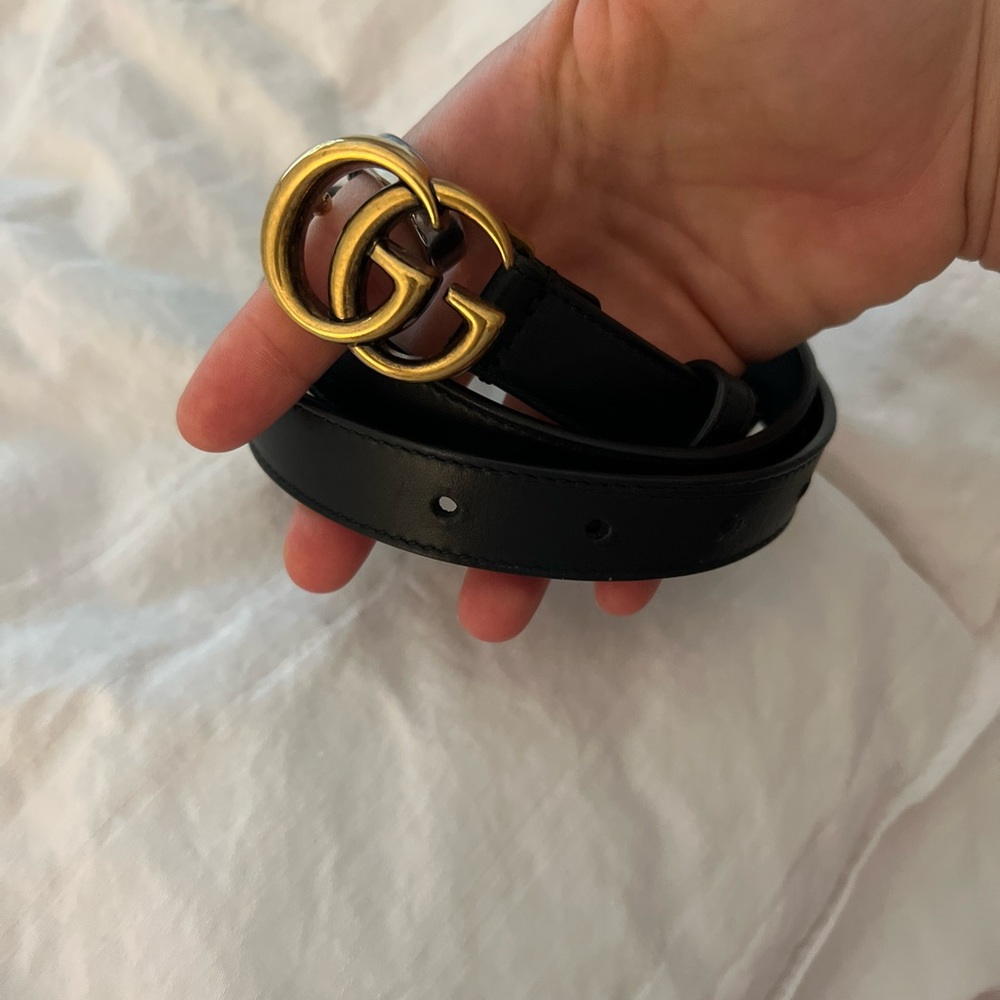 Gucci Marmot Belt. Skinny one